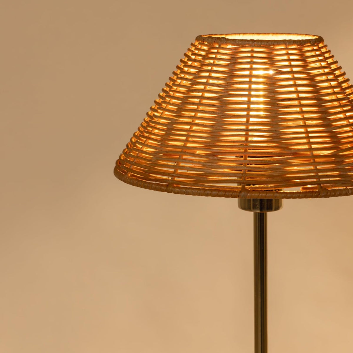 Handmade lighting in an Indian home
