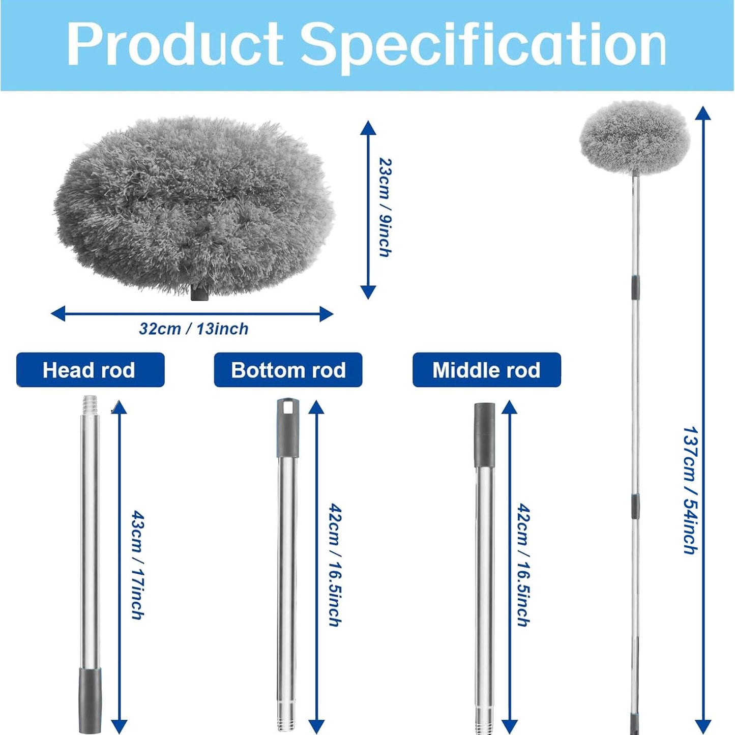 Ceiling Fan Mop(Washable)