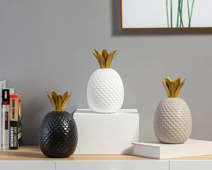 Pineapple Figurine Contemporary Ceramic 14.5x14.5x24cm