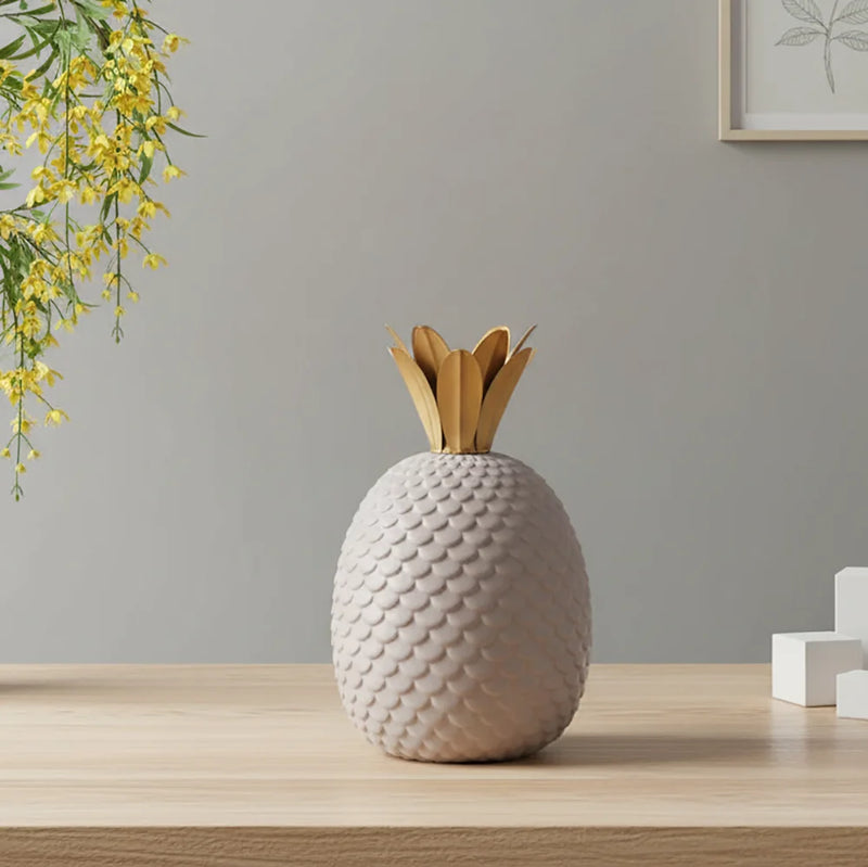 Pineapple Figurine Contemporary Ceramic 14.5x14.5x24cm