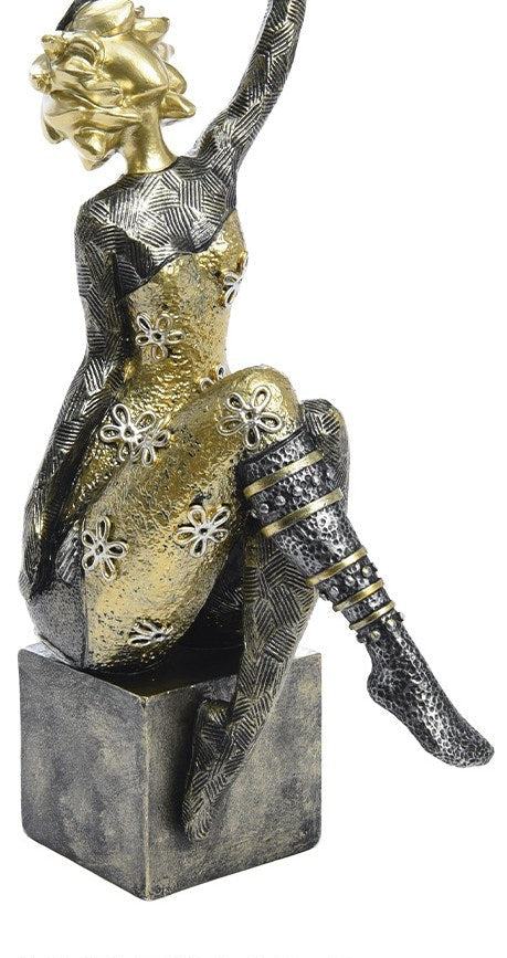 Gilt Sprig Lady, Arm Raised