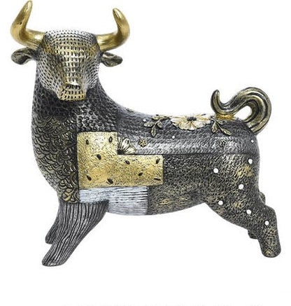 Gilt Sprig Bull