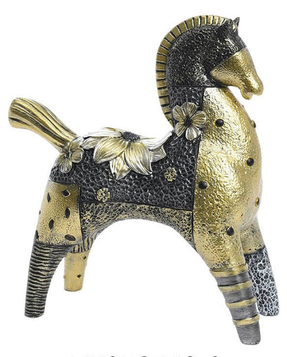 Gilt Sprig Horse