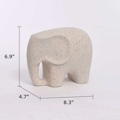 Elephant Figurine Modern Style Handmade Resin 23x12.5x18.5cm GX04S030