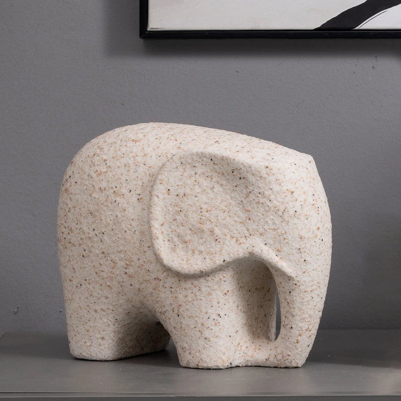 Elephant Figurine Modern Style Handmade Resin 23x12.5x18.5cm GX04S030