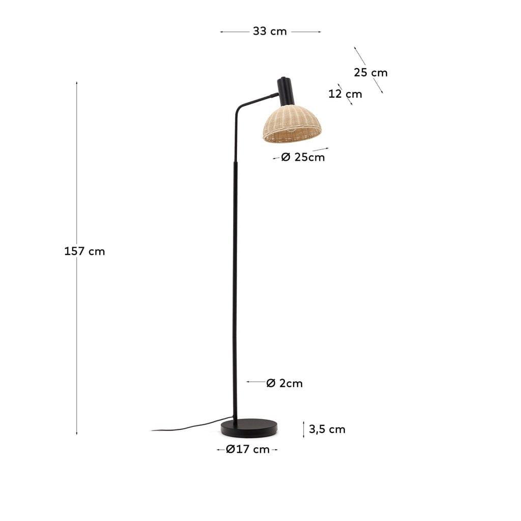 Rattan Floor Lamp