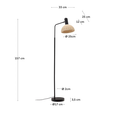 Rattan Floor Lamp