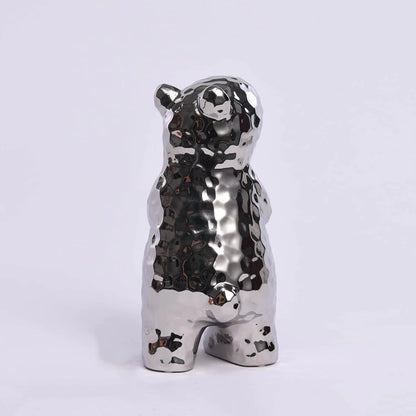 Bear Figurine Art Deco Porcelain 10.3x10.7x22.4cm AD41F604