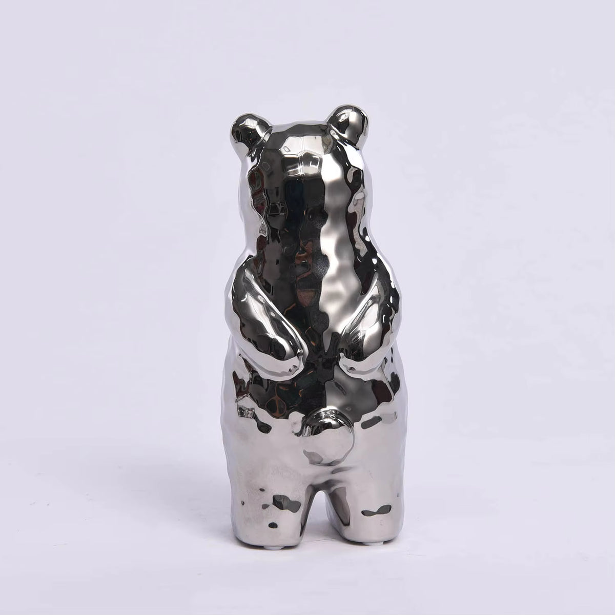 Bear Figurine Art Deco Porcelain 7.3x7.6x17.2cm AD41F603