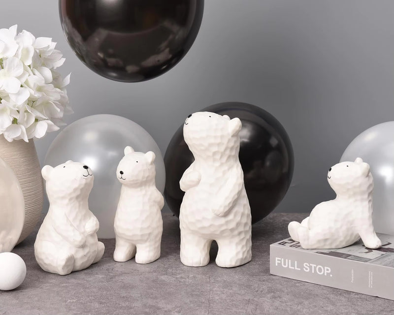 Bear Figurine Art Deco Porcelain 7.3x7.6x17.2cm AD41F603