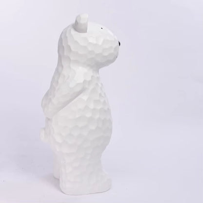 Bear Figurine Art Deco Porcelain 7.3x7.6x17.2cm AD41F603