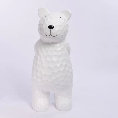 Bear Figurine Art Deco Porcelain 7.3x7.6x17.2cm AD41F603
