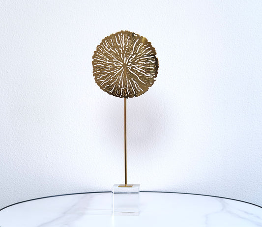 Blossom Radiance Table Decor Gold