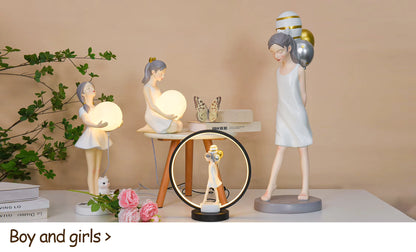 Cat Figurine Modern Resin 16.5x9.2x8.9cm AX04S039