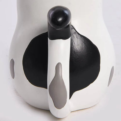 Cat Figurine Modern Resin 16.5x9.2x8.9cm AX04S039