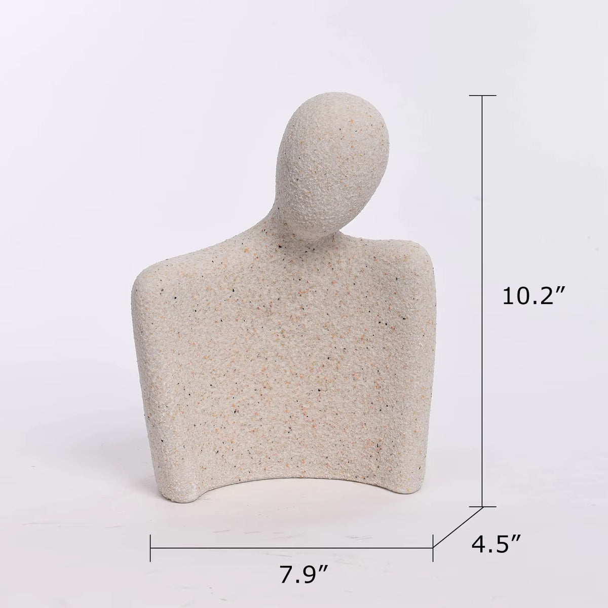 Couple Figurine Modern Style Handmade Resin GX04S029A+B