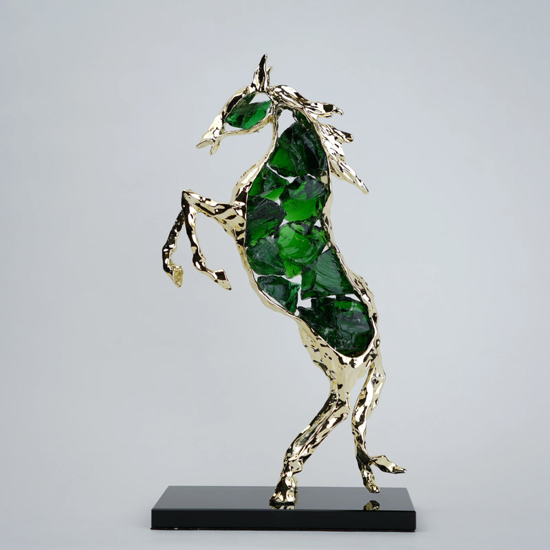 Ascend Crystal Horse Sculpture