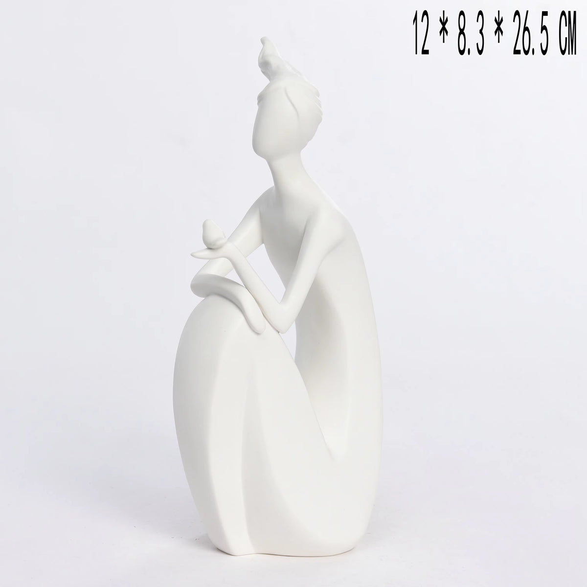 Lady Figurine Modern Porcelain 12x8.3x26.5cm BD81F204260