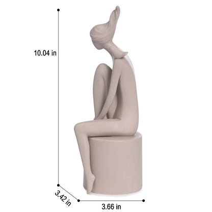 Lady Figurine Modern Porcelain 9.3x8.7x25.5cm BD81F204259