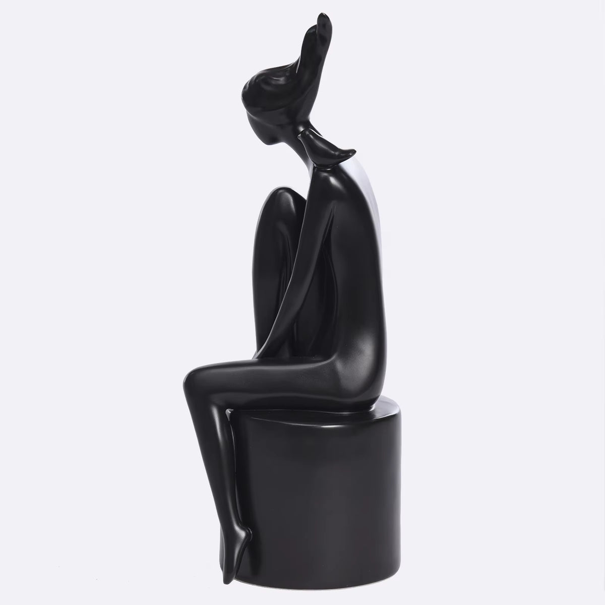Lady Figurine Modern Porcelain 9.3x8.7x25.5cm BD81F204259