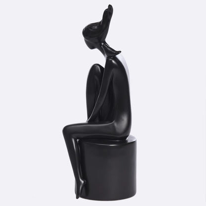Lady Figurine Modern Porcelain 9.3x8.7x25.5cm BD81F204259