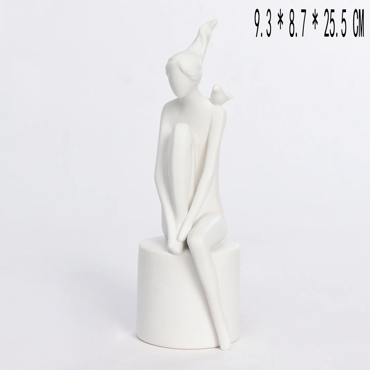 Lady Figurine Modern Porcelain 9.3x8.7x25.5cm BD81F204259