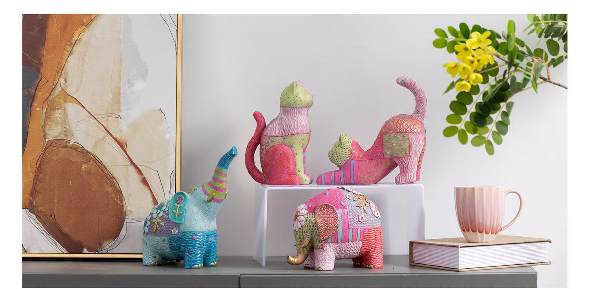 Flora Patch Elephant on a console