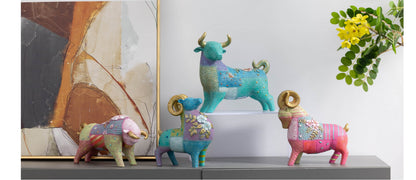Flora Patch Ram, Large on a console